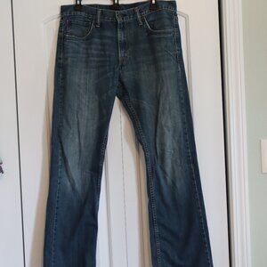 Levi's Slim Boot Cut Men's Denim Jeans Size 33 x 32 Casual Workwear 100% Cotton